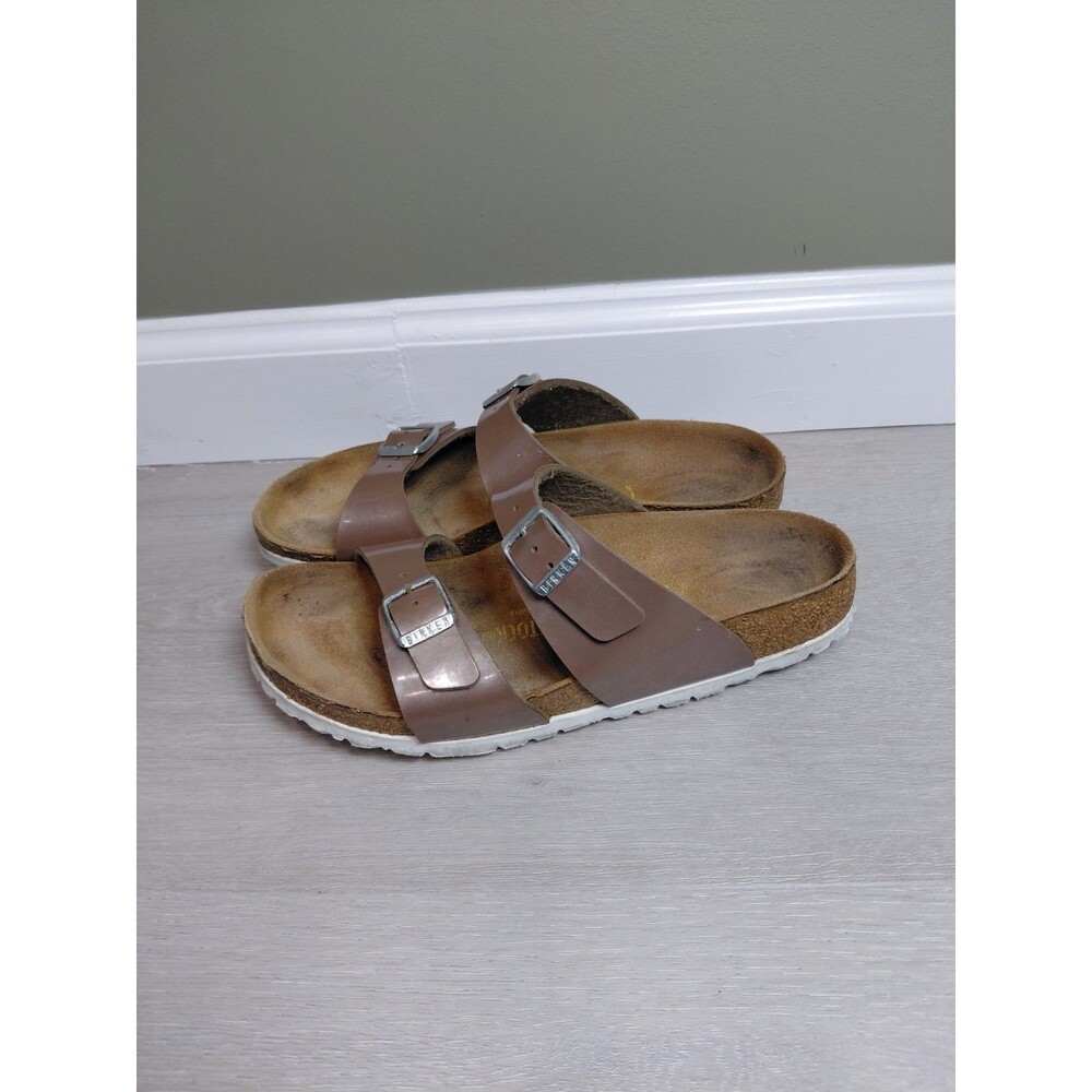 Birkenstock Sidney Women's Size 38EU 7US metallic brown